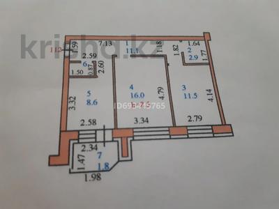 2-бөлмелі пәтер, 53.2 м², 5/9 қабат, Жамбыла 71, бағасы: 25.9 млн 〒 в Петропавловске