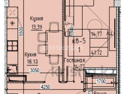1-комнатная квартира · 42 м² · 2/4 этаж, мкр Нуршашкан (Колхозши), Санлак 17/1 за 27 млн ₸ в Алматы, Турксибский р-н