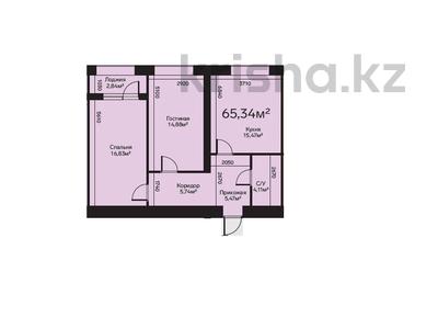 2-бөлмелі пәтер · 65.34 м² · 2/5 қабат, Увалиева 8/3, бағасы: ~ 28.1 млн ₸ в Усть-Каменогорске