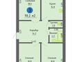 3-бөлмелі пәтер · 90.2 м² · 3/3 қабат, Шамелова 84, бағасы: ~ 20.7 млн ₸ в Уральске — фото 6