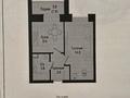 1-бөлмелі пәтер · 34.1 м² · 7/9 қабат, Район улицы Ч. Айтматова, бағасы: 18.4 млн ₸ в Астане, Нура р-н