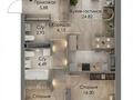 2-бөлмелі пәтер · 75.1 м² · 6/7 қабат, Қайрат ш/а., Туркестан 115, бағасы: 38 млн ₸ в Алматы, Турксибский р-н