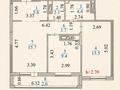 2-комнатная квартира · 57.3 м² · 9/10 этаж, Алматы 11 — Туркестан за ~ 40.6 млн ₸ в Астане, Есильский р-н — фото 23