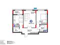 3-бөлмелі пәтер · 70 м² · 12 қабат, Турар Рыскулов 18, бағасы: 53 млн ₸ в Астане, Есильский р-н — фото 5