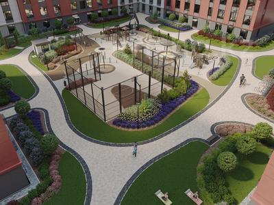 3-комнатная квартира · 85.19 м², Хусейн бен Талал 1, 11/1-2 за ~ 49.1 млн 〒 в Астане, Нура р-н