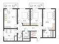 3-комнатная квартира · 95.1 м², Юсуфа Саккаки 3А за ~ 68.3 млн ₸ в Ташкенте — фото 3