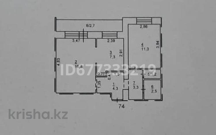 2-комнатная квартира, 49.4 м², 9/10 этаж, Кудайбердиева 1 за 14.5 млн 〒 в Павлодаре — фото 3