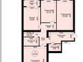3-комнатная квартира, 128.75 м², 3/7 этаж, 41 микрорайон 2 — 20 микрорайона жк Отырар сити за 24.4 млн 〒 в Актау