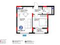 2-бөлмелі пәтер · 45.88 м² · 5/17 қабат, Кенесары 54 — пересечение улиц Кенесары и асан кайгы, бағасы: 34 млн ₸ в Астане, р-н Байконур