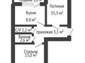 2-комнатная квартира, 48 м², 3/5 этаж, мкр 5, мкр 5, А.Молдагуловой 42 за 16 млн 〒 в Актобе, мкр 5 — фото 13