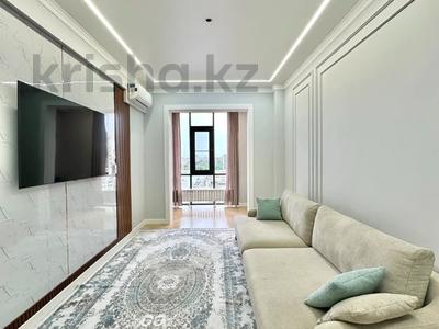 3-комнатная квартира · 91 м² · 10/17 этаж, Толе би 185А — Ауезова за 98 млн ₸ в Алматы, Алмалинский р-н