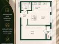 2-комнатная квартира · 49.1 м² · 5/12 этаж, Культегин участок №16 за ~ 26 млн ₸ в Астане, Нура р-н