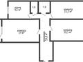 3-бөлмелі пәтер · 83 м² · 7/9 қабат, Наурыз 1, бағасы: 37 млн ₸ в Костанае — фото 21