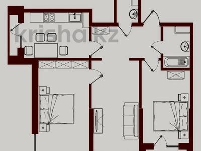 3-комнатная квартира · 73.91 м² · 2/6 этаж, мкр Кайрат за 39.5 млн ₸ в Алматы, Турксибский р-н