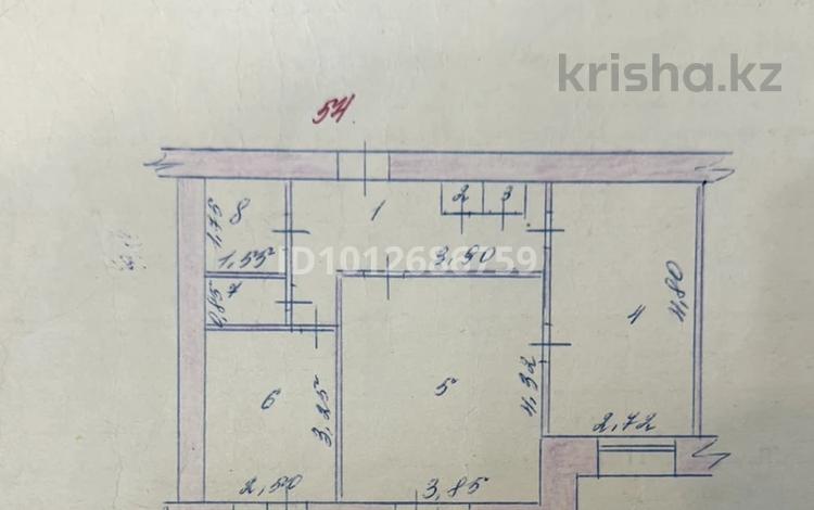 2-бөлмелі пәтер · 51.8 м² · 9/9 қабат, Курмангазы 152, бағасы: 15 млн ₸ в Уральске, мкр Школьник — фото 2