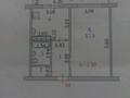 1-комнатная квартира · 34.7 м² · 2/5 этаж, Мкр Авиагородок 21 за 10 млн ₸ в Актобе, мкр Авиагородок