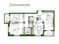 3-комнатная квартира · 85.8 м², Е-779 32/1 за ~ 46.8 млн ₸ в Астане, Есильский р-н — фото 3
