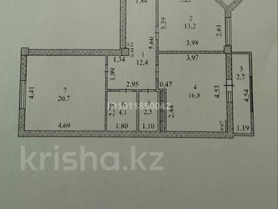 2-комнатная квартира · 72.4 м² · 6/9 этаж, Просп. Султана Бейбарыса 136 за 28 млн ₸ в Атырау, мкр Авангард-2