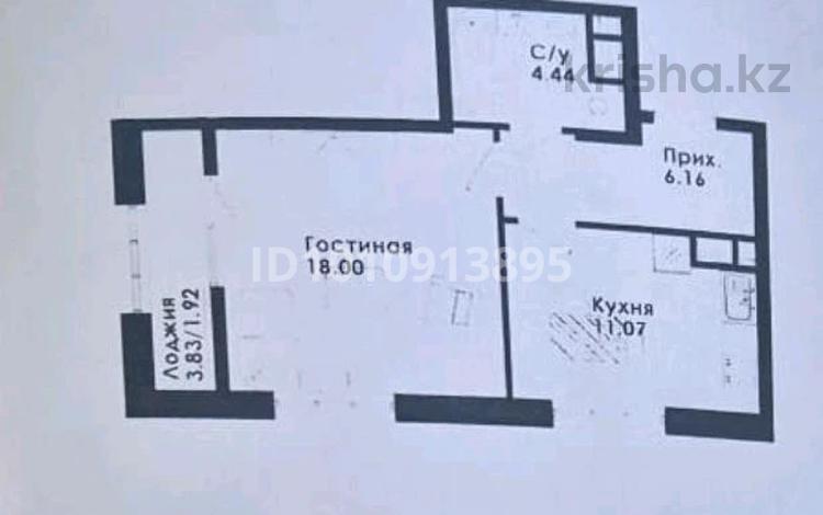 1-бөлмелі пәтер · 41.59 м² · 9/9 қабат, Жандосова 9 блок — Cулейменова, бағасы: 43 млн ₸ в Алматы, Ауэзовский р-н — фото 2