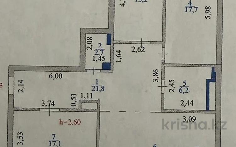 3-бөлмелі пәтер · 123 м² · 8/10 қабат, Абая 63, бағасы: 58.5 млн ₸ в Астане, р-н Байконур — фото 3