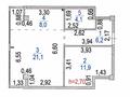 2-комнатная квартира · 51.3 м² · 4/9 этаж, Сейфуллина 1 — Кумисбекова за 28 млн ₸ в Астане, Сарыарка р-н — фото 8