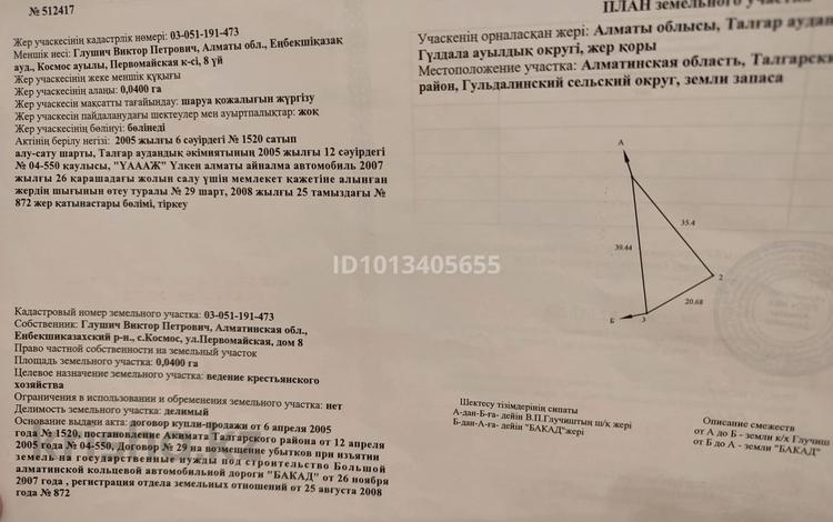 Жер телімі · 4 сотық, Жана Куат, бағасы: 2.5 млн ₸ — фото 2