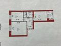 2-комнатная квартира · 57.6 м² · 1/6 этаж, Иле 30 — Шакарима Кудайбердыулы за 27 млн ₸ в Астане, Алматы р-н — фото 15