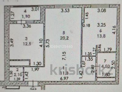 2-бөлмелі пәтер · 64 м² · 4/12 қабат, Исатая Тайманова 48, бағасы: 47 млн ₸ в Атырау
