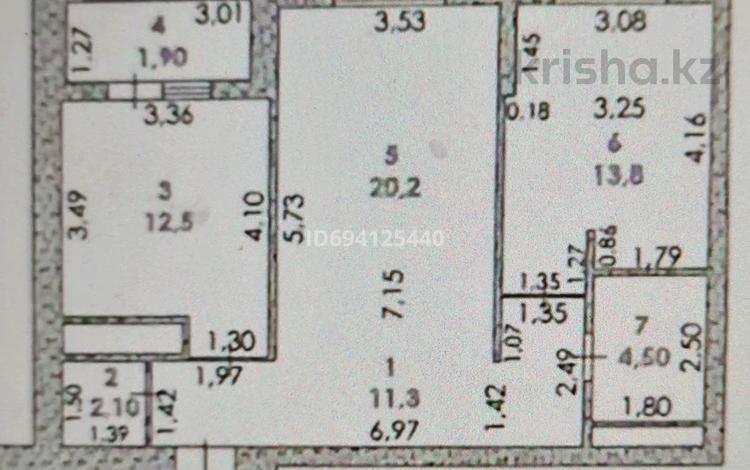 2-бөлмелі пәтер · 64 м² · 4/12 қабат, Исатая Тайманова 48, бағасы: 47 млн ₸ в Атырау — фото 3