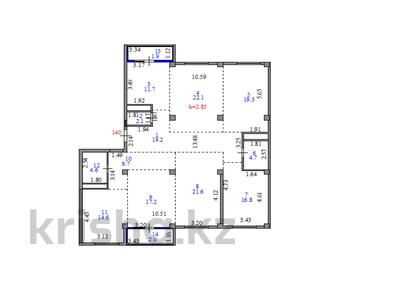 5-комнатная квартира · 167.5 м² · 7/9 этаж, Е-779 32/1 — Комфортная школа 108 за ~ 79.3 млн ₸ в Астане, Есильский р-н