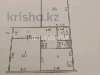 2-комнатная квартира · 54 м² · 6/6 этаж, мкр Жилгородок, ул. Есет-батыра 3 за 12 млн ₸ в Актобе