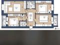 3-комнатная квартира · 101 м² · 5/9 этаж, мкр. Алтын орда, Ораз Татеулы за 36.6 млн ₸ в Актобе — фото 2