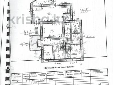 Отдельный дом · 9 комнат · 427 м² · 10.49 сот., Балхашская 133б за 55 млн 〒 в Караганде