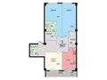3-комнатная квартира · 108.27 м², Ади Шарипова 100 за ~ 129.9 млн ₸ в Алматы, Алмалинский р-н — фото 2