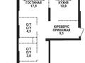 2-комнатная квартира · 69.1 м² · 15/16 этаж, Каныша Сатпаева 90/55Б за ~ 51.2 млн ₸ в Алматы, Бостандыкский р-н