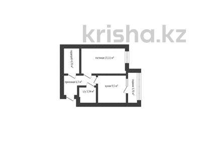 1-комнатная квартира, 40 м², 7/9 этаж, Ауезова за 10.2 млн 〒 в Кокшетау