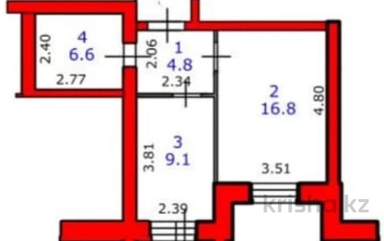 1-комнатная квартира · 38.7 м² · 8/9 этаж, Крепостная улица 141 — Apt. 21 за 16.5 млн ₸ в Петропавловске — фото 12