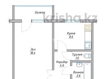 1-комнатная квартира · 35.2 м² · 4/6 этаж, мкр Жилгородок, Есет-батыра 3 за 10.5 млн ₸ в Актобе
