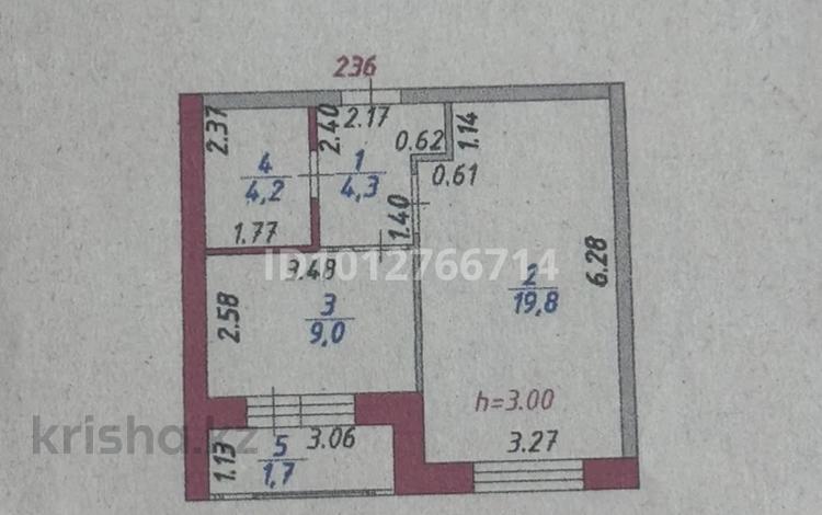 1-бөлмелі пәтер · 39 м² · 9/10 қабат, Култегин 9, бағасы: 26 млн ₸ в Астане, Нура р-н — фото 2
