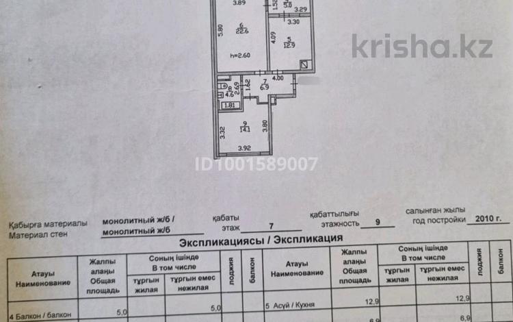 2-бөлмелі пәтер · 66 м² · 7/9 қабат, мкр Аккент, Мкр. Аккент 3, бағасы: 36 млн ₸ в Алматы, Алатауский р-н — фото 2