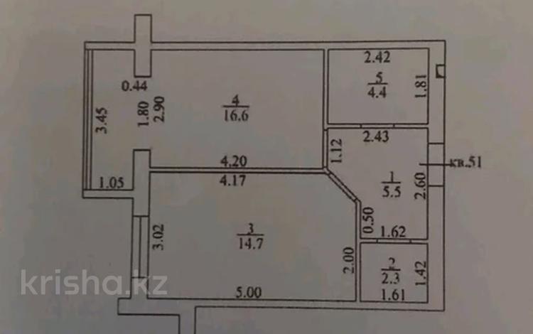 1-комнатная квартира · 43.5 м² · 2/5 этаж, 29а мкр 64 за 9.5 млн ₸ в Актау — фото 2