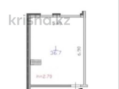 1-бөлмелі пәтер · 36.7 м² · 5/9 қабат, Алатау — Алатау - Толе би, бағасы: 21 млн ₸ в Алматы, Наурызбайский р-н