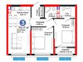 3-комнатная квартира · 70.23 м², мкр Акжар, Белжайлау 47а за ~ 55.4 млн 〒 в Алматы, Наурызбайский р-н — фото 3
