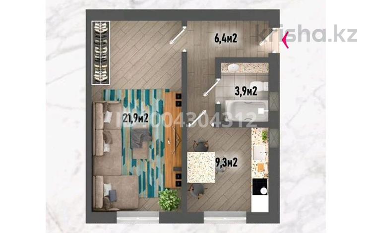 1-бөлмелі пәтер · 41.5 м² · 5/8 қабат, 29а мкр 45, бағасы: ~ 7.5 млн ₸ в Актау — фото 2