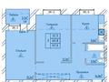2-бөлмелі пәтер · 62.6 м² · 6/6 қабат, Дорожная 3г — Кольцо Колос, 5й магазин, бағасы: ~ 27.9 млн ₸ в  — фото 3