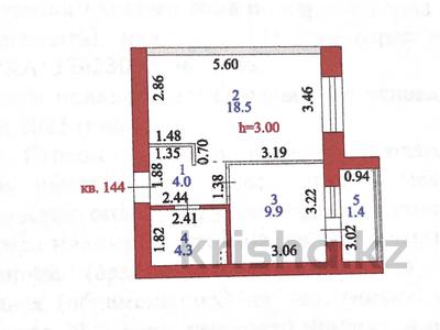 1-комнатная квартира, 38.1 м², 3/10 этаж, орынбор 13 за 22.2 млн 〒 в Астане, Есильский р-н