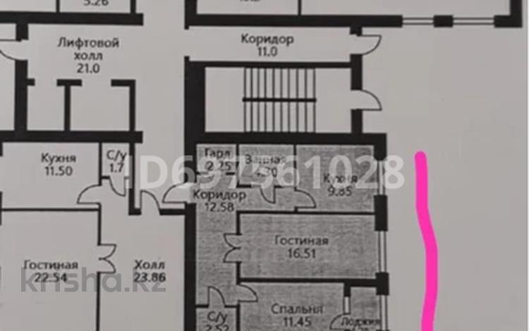 2-бөлмелі пәтер, 60.71 м², 9/11 қабат, Кенесары стр. 6 — Пересечение улиц: Кенесары Кумисьекова; Рядом: 4-я поликлиника, Школа-лицей №56, бағасы: 25.7 млн 〒 в Астане, Сарыарка р-н — фото 2