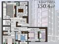 4-комнатная квартира, 150.4 м², 2/6 этаж, мкр 5, Ибатова 90,1 — Молдагулова за ~ 75.9 млн 〒 в Актобе, мкр 5 — фото 9