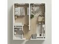 2-бөлмелі пәтер · 45.42 м², ​Кульджинский тракт 2 к1, бағасы: ~ 20.2 млн ₸ в  — фото 3