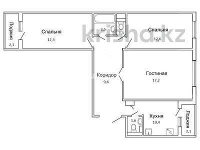 3-комнатная квартира · 71.5 м² · 3/6 этаж, Горка дружбы 14 — Алтын-Арай, гостиничный комплекс Пекин за 23.5 млн 〒 в Темиртау